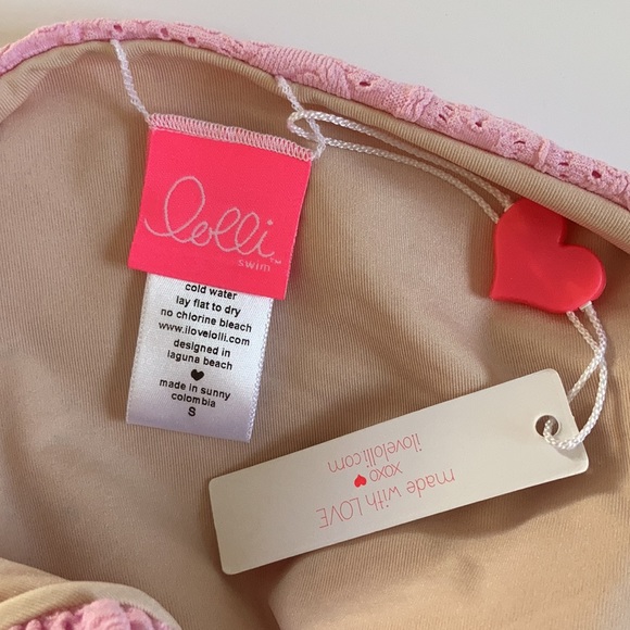 Lolli Swim BFF cotton candy bikini bottom NWT - Picture 11 of 11